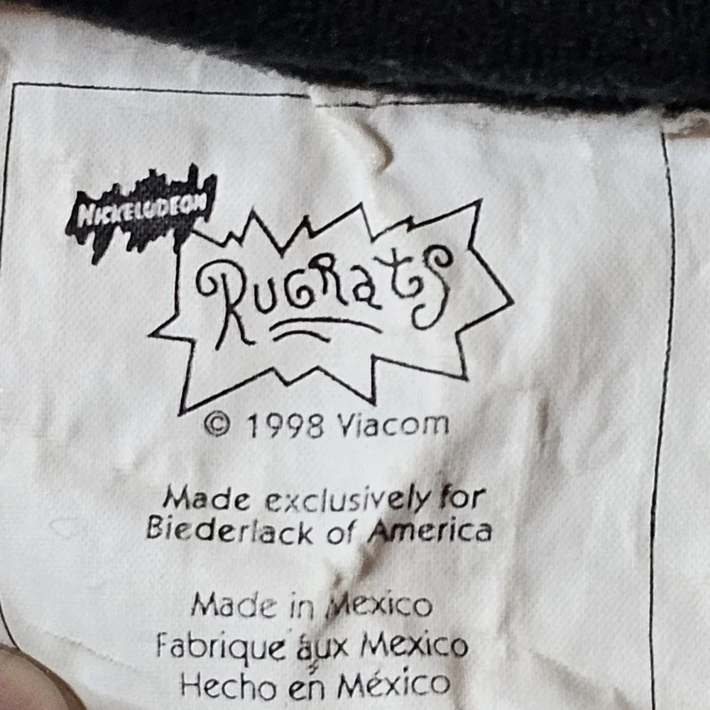 Vintage Rare 1998 Rugrats Fleece Throw Blanket ~ CHUCKIE 90's Nickelodeon 50x60
